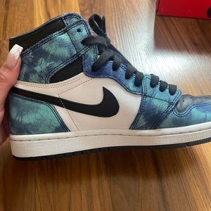 Jordan 1 Tie Dye High Top Sneakers